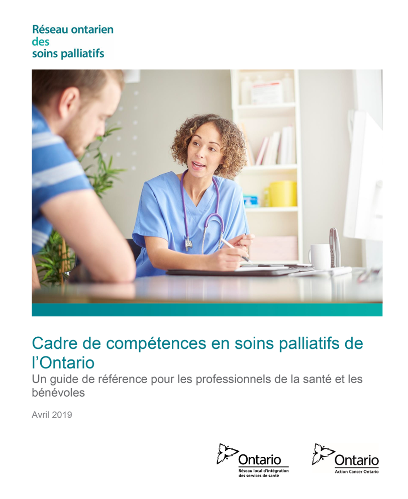 Cadre de compétences en soins palliatifs de l’Ontario